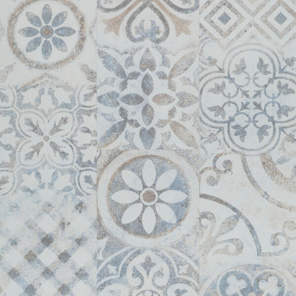 Retro Chic Blue Grey