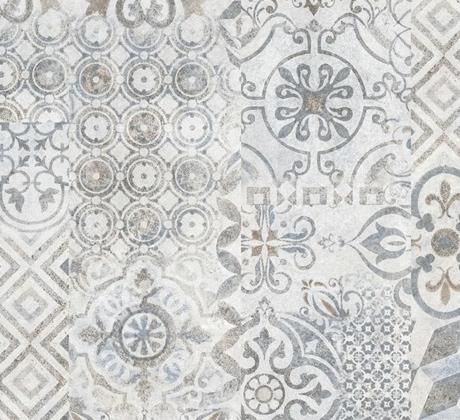 Retro Chic Blue Grey